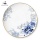 blauwe en witte servies sets