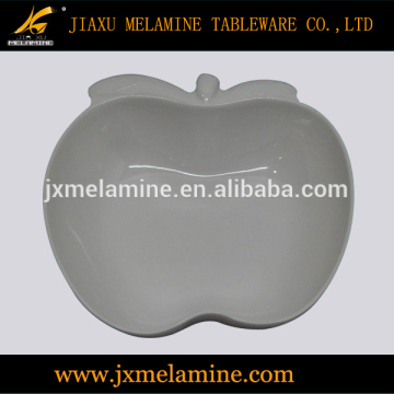 solid color apple shape melamine fruit bowl