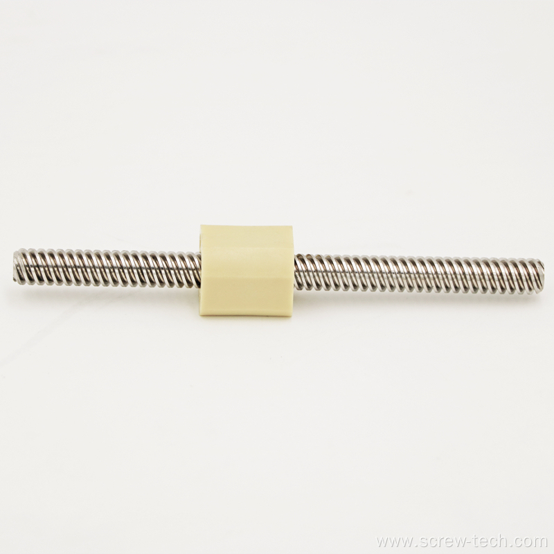 Custom POM nut trapezoidal lead screw Tr8x8