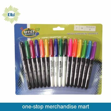 16pcs Permanent marker pens Size 13.5CM