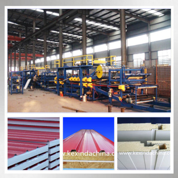 EPS sandwich panel manufacturer from China, sandwich panel forming machine