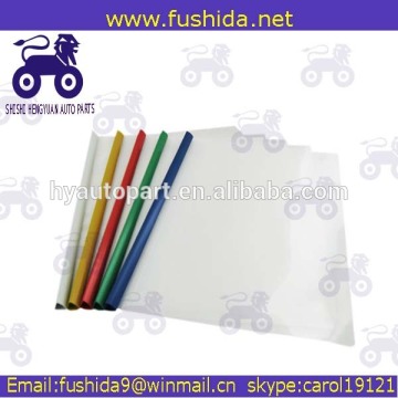 Wholesale PP stationery assorted colorful spine bar file folder