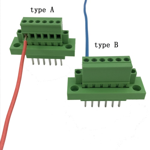 5.08mm pitch through wall terminal block wire connectors
