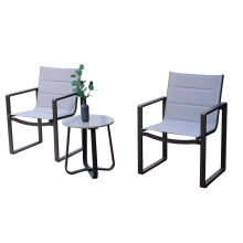 Outdoor 3-Piece Garden Sofa Set with Coffee Table