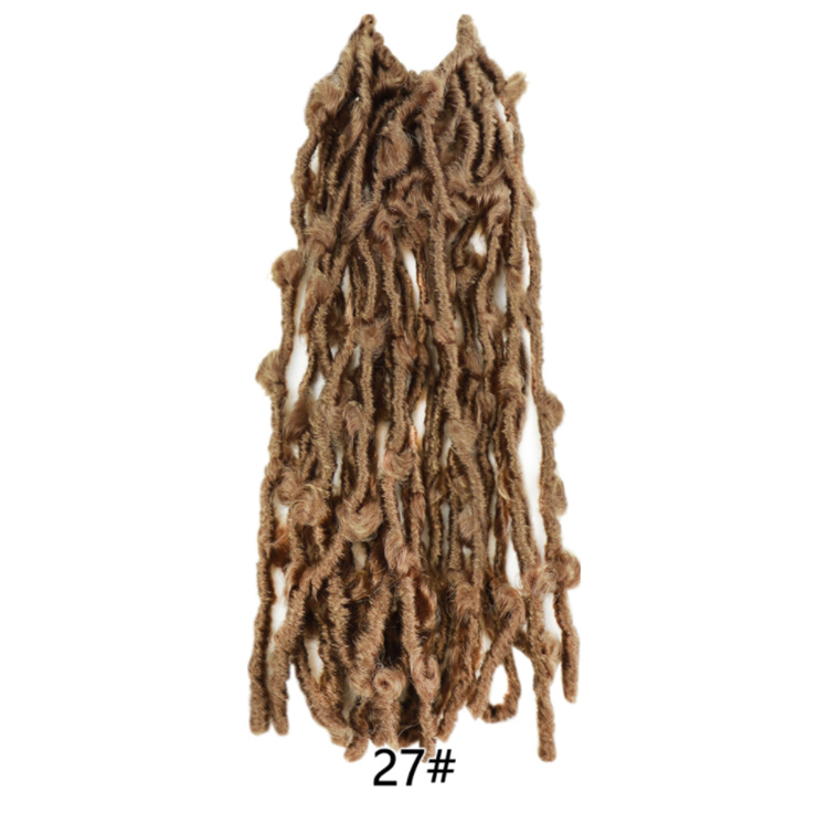 Wholesale Butterfly Locs Crochet Braids Butterfly Bob Faux locs Messy Soft Dreadlocks Twisted Pre Looped Hair