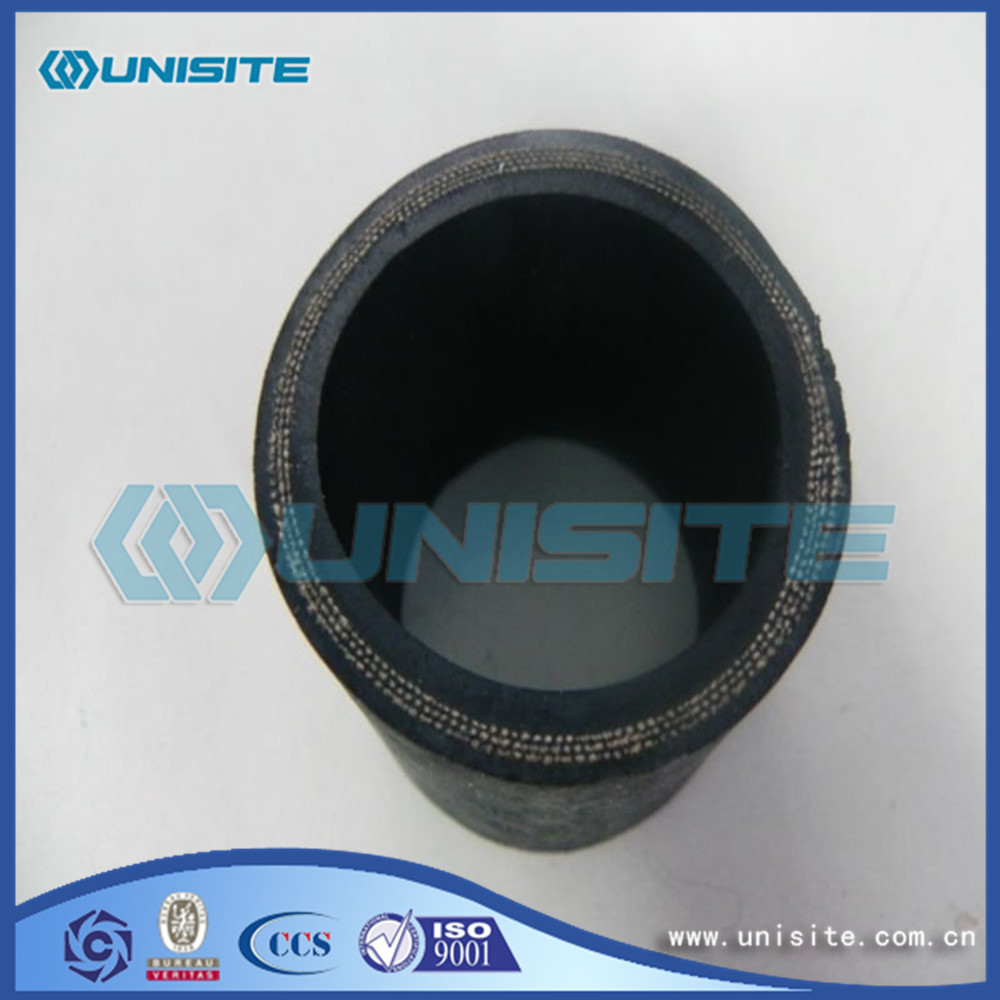 Flexible black rubber hose pipes