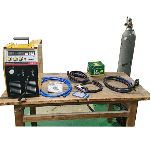 MAG MIG250 220V Inverter IGBT Welder with 15.0KGS wire spool for carbon steel and aluminium welding