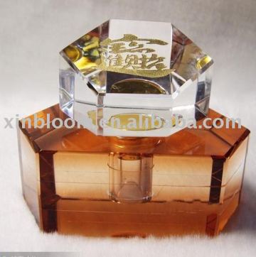 crystal perfume bottle