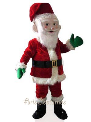 santa clause costume mascot christmas costume