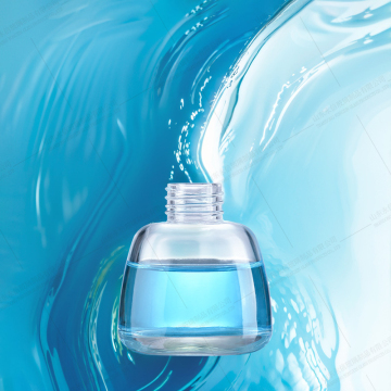 Aroma diffuser blue spray bottle customize