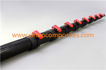 Rigid Carbon Fiber Telescoping Mast Pole