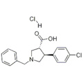 トランス-1-ベンジル-4-（4-クロロフェニル）ピロリジン-3-カルボン酸-HCl CAS 1013117-42-4