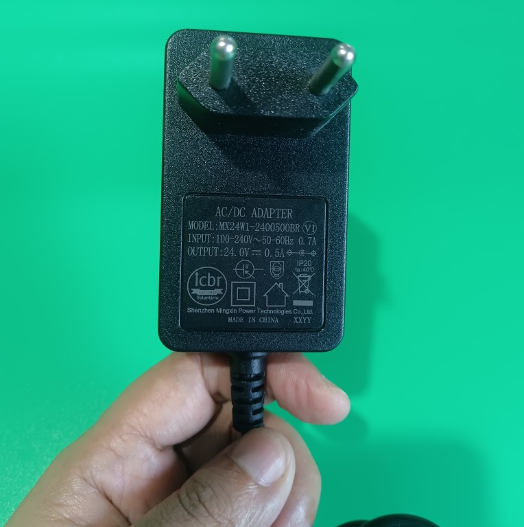 24V 0.5A ICBR Brazil power adapter