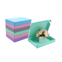 Merry Christmas Corrugated Cardboard Hamper Gift Present Box