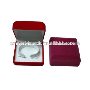 good quality flocking velvet bangle box