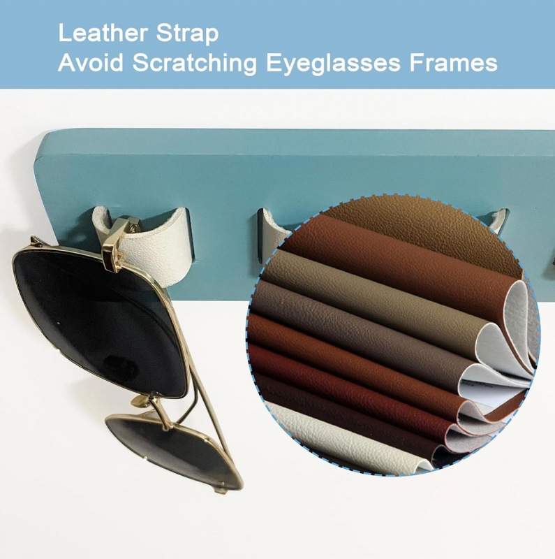 Home Wall Mounted Wood Glasses Holder