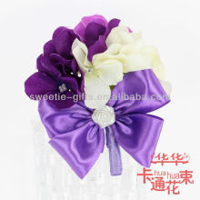Artificial flower corsage.