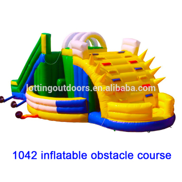 inflatable water obstacle course, giant inflatable obstacle course, inflatable obstacle course