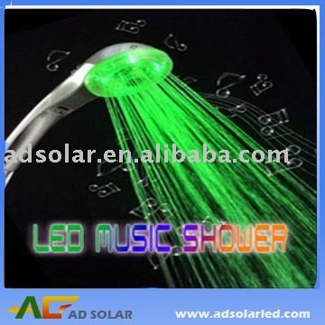 MP3 led shower heads