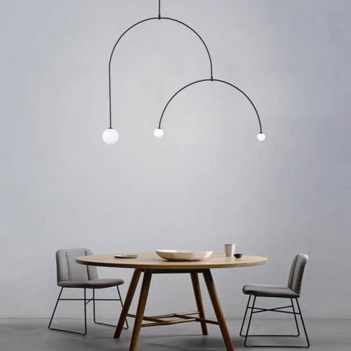 A forma di braccio lampada lampadario moderna per barra