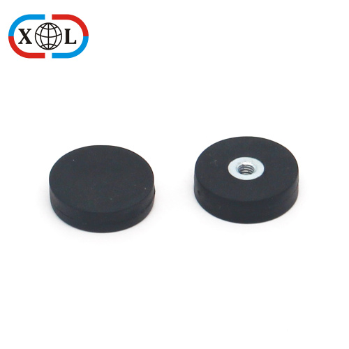 Round Pot Magnet with Internal Steel Thread