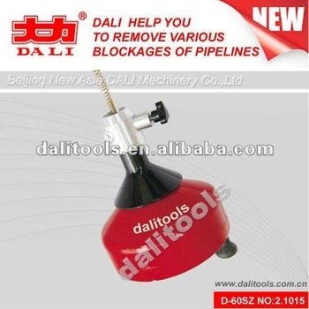 Manual drain snake drain cleaners