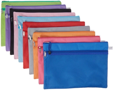 Professional Zippered Nylon Mesh Document Organizer