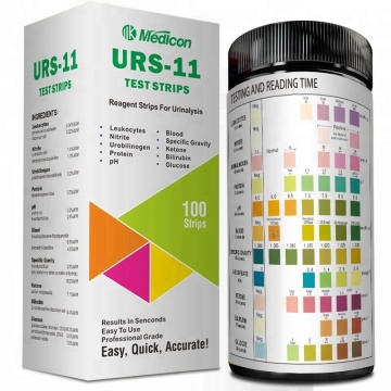 11 Para Urine Test Strips For Analyzer