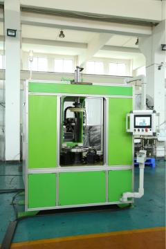 Edge wrapping and curling machine