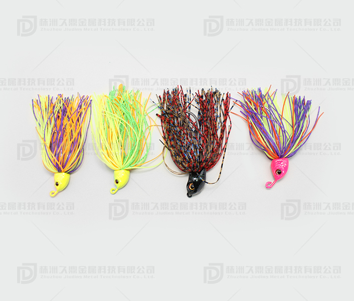 Tungsten alloy shaky jig head for bass fishing