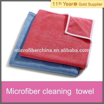 Microfiber warp knitted towel