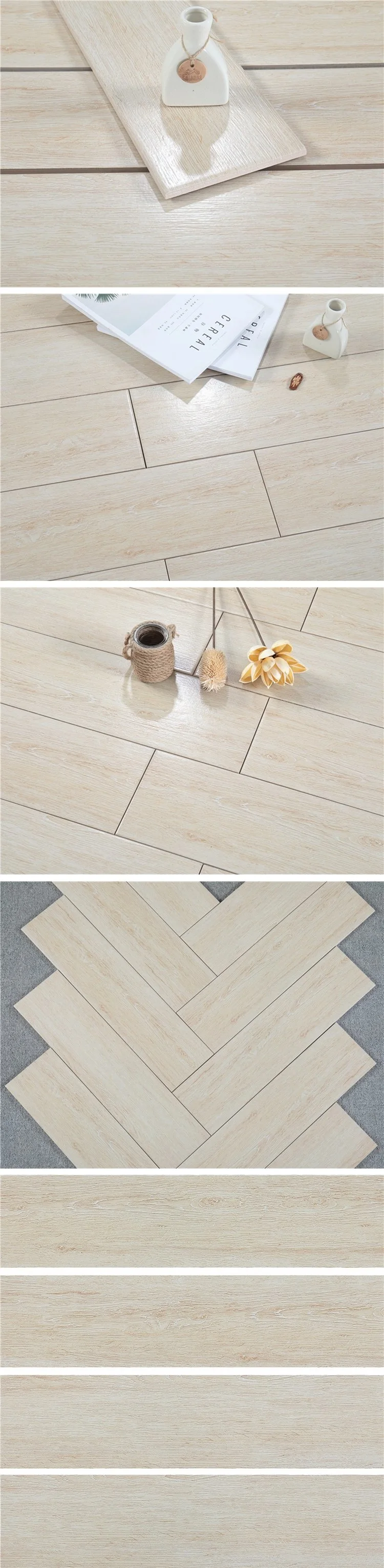 High-Definition Inkjet 150X600mm Floor Ceramic Wood Tile