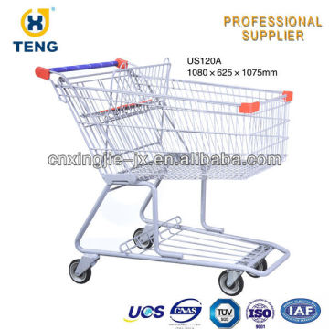 American Shopping Cart Folding Wire Shopping Cart Wheels