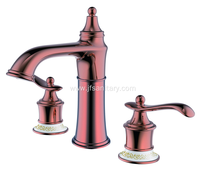 Deck-Mount Shower Faucet Mixer Tub Filler Shower Brass