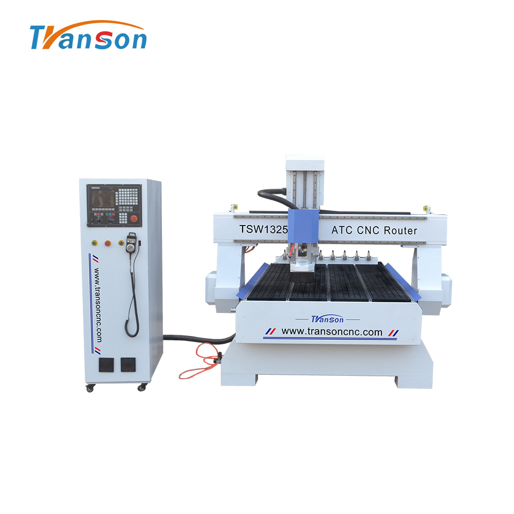 1325 ATC CNC Router مع قاطعة سكين تتأرجح