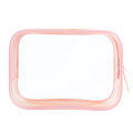 Sac de toilette mode Sac de maquillage cosmétique en plastique transparent