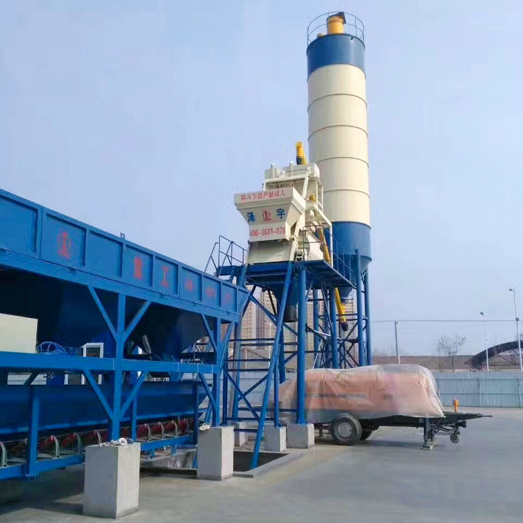 Hot sale fixed concrete batching plants capacity cost