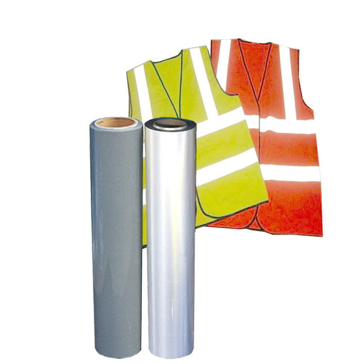 Wholesale textiles printing film reflective heat transfer vinyl for garment safety vest