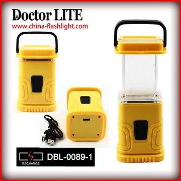 New Rechargeable led camping lantern, USB Rechargeable Outdoor lantern,Rechargeable LED Plastic Lantern