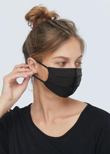 Cozy Pure Silk Gauze Mask Reusable Comfortable and Breathable | Adjustable Ear Loops 2-Layer Adjustable Nose Wire