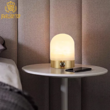 Nordic Modern Design Alabaster Lampshade Table Lamp