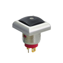 Square Cap IP67 Waterproof Metal Push Button Switch