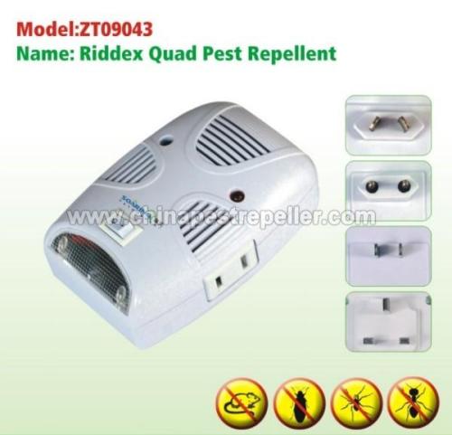 A mais Popular Quad Riddex Pest Sonic e eletromagnética Repllent tecnologia