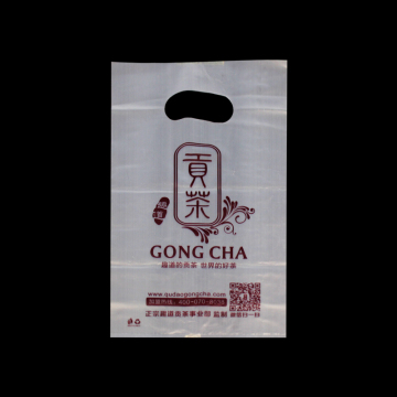 Custom Printed LDPE Resealable Die Cut Bag