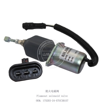 Yuchai 4108 Flameout Valve Solenoid 1752ES-24-E7UC3B1S7