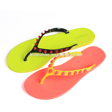 woman summer flip flop flip flops slippers , casual nude beach flip flops