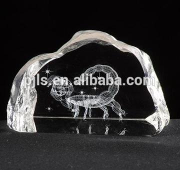 wholesale 3d laser etched crystal iceberg