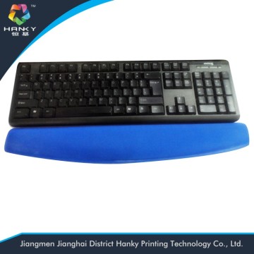 2017 hot sale laptop keyboard pad custom gel wrist rest keyboard pad gel computer keyboard pad