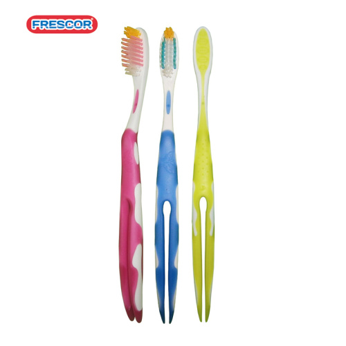 Brosse à dents jetable à poils doux