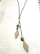 Fashion Necklace, Brass Pendant Necklace, PT2130